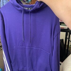 Adidas Purple Sweatshirt Hoodie